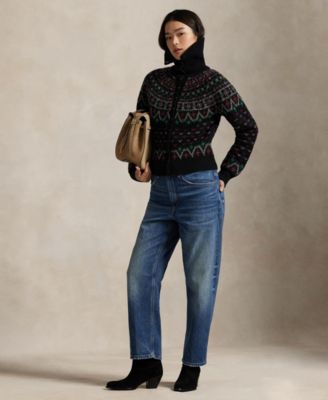 Women's Fair Isle Long-Sleeve Cardigan