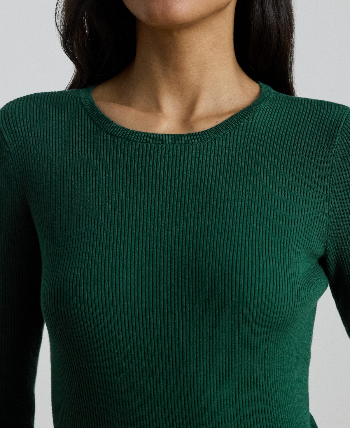 Ralph Lauren Stretch Cotton Long-sleeve Tee In Green