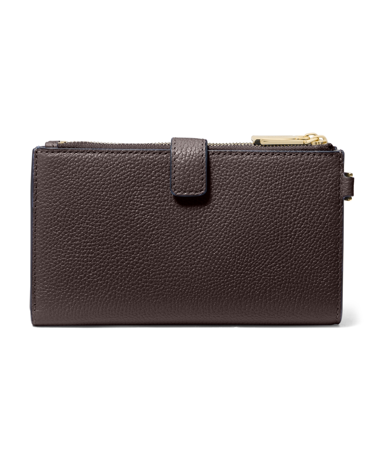 Michael Kors Jet Set Double Zip Wristlet In Brown