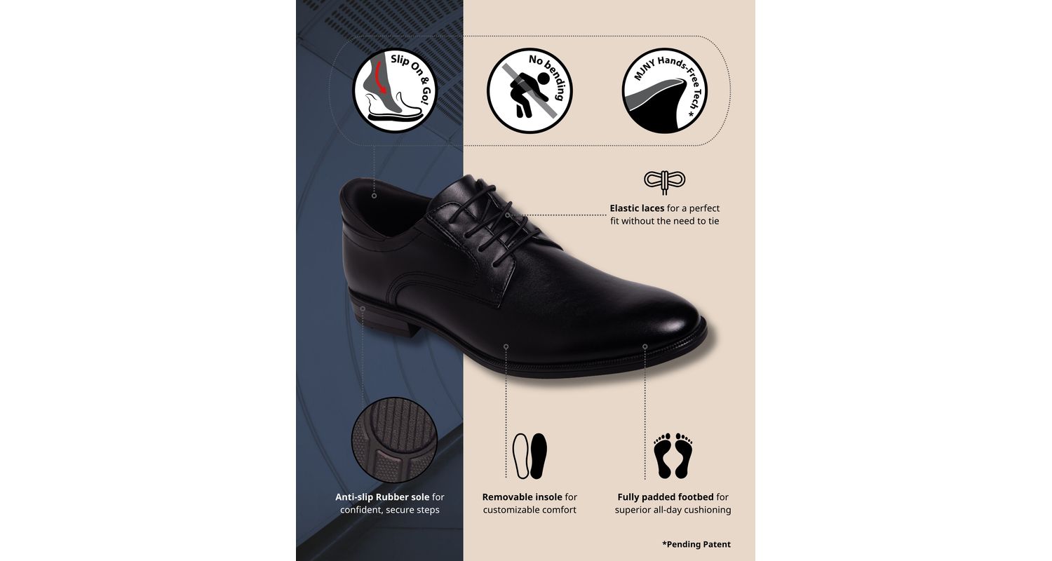 Men's State Street Hands-Free Slip On Technology Plain Toe Dress Oxfords
