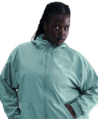 Plus Size Hooded Jacket