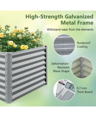 Raised Garden Bed Large Metal Planter Box Kit for Vegetable Herb 6' x 3' x 2'