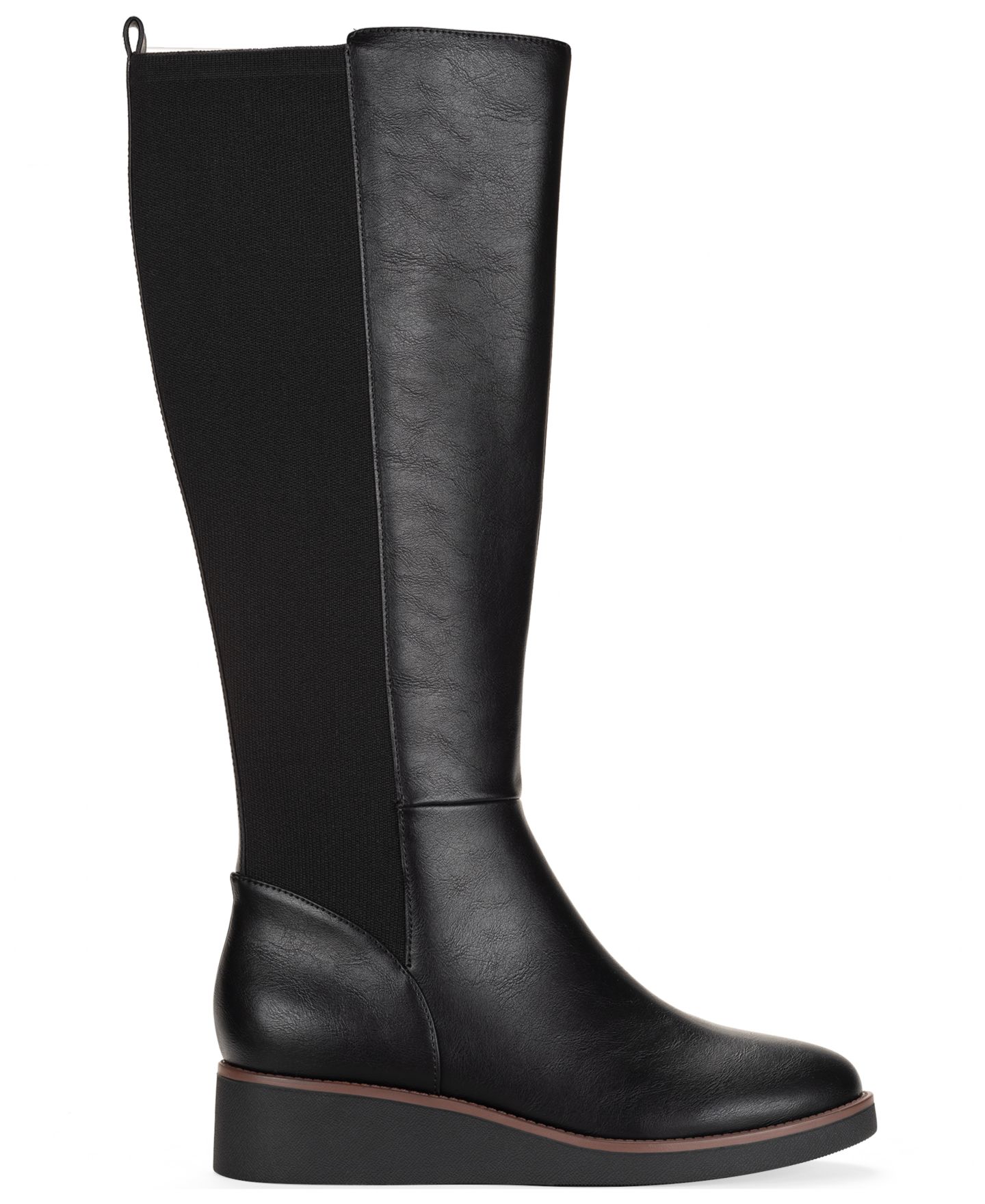 Женские ботинки Style & Co Cyruss Wedge Tall, цвет: Чёрный — фото 2