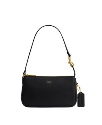 COACHブラックレザー ボディバッグ ゴールドジッパー Coach Teri Shoulder Bag With Grommets | Brixton Baker