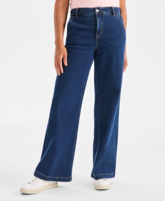 Women's High-Rise Wide-Leg Jeans, Created for Macy's