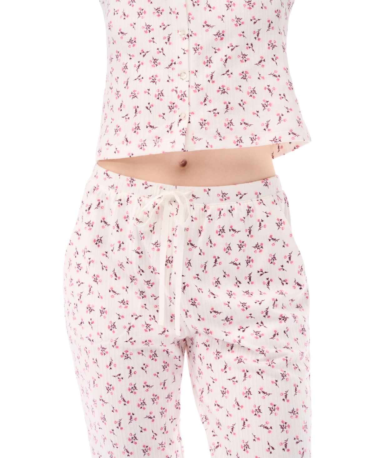 Gap Women's Floral Print Joggers In Pink
