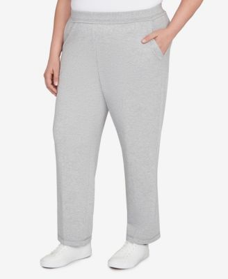 Plus Size Casual Vibe Cozy Medium Length Slant Pocket Pants