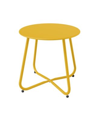 Outdoor detachable iron sheet coffee table