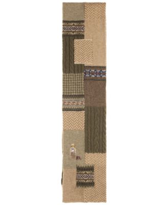 Men's Charles Bear Patchwork Scarf