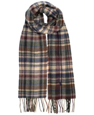 Men's Cashmere Blend Plaid Scarf