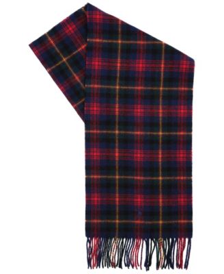Men's Woolen Plaid Scarf
