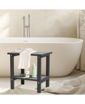 Double-layer coffee table made of HDPE