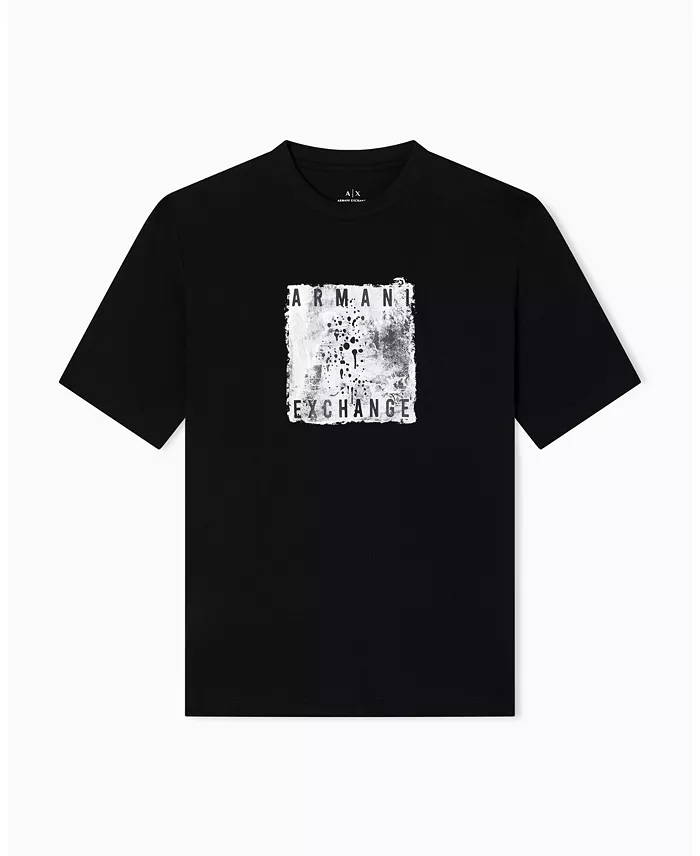 Men's Grid Box Splatter Graphic T-Shirt - thumbnail 10
