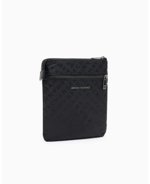 Мужская сумка A|X Armani Exchange Satin Jacquard Allover Logo Crossbody