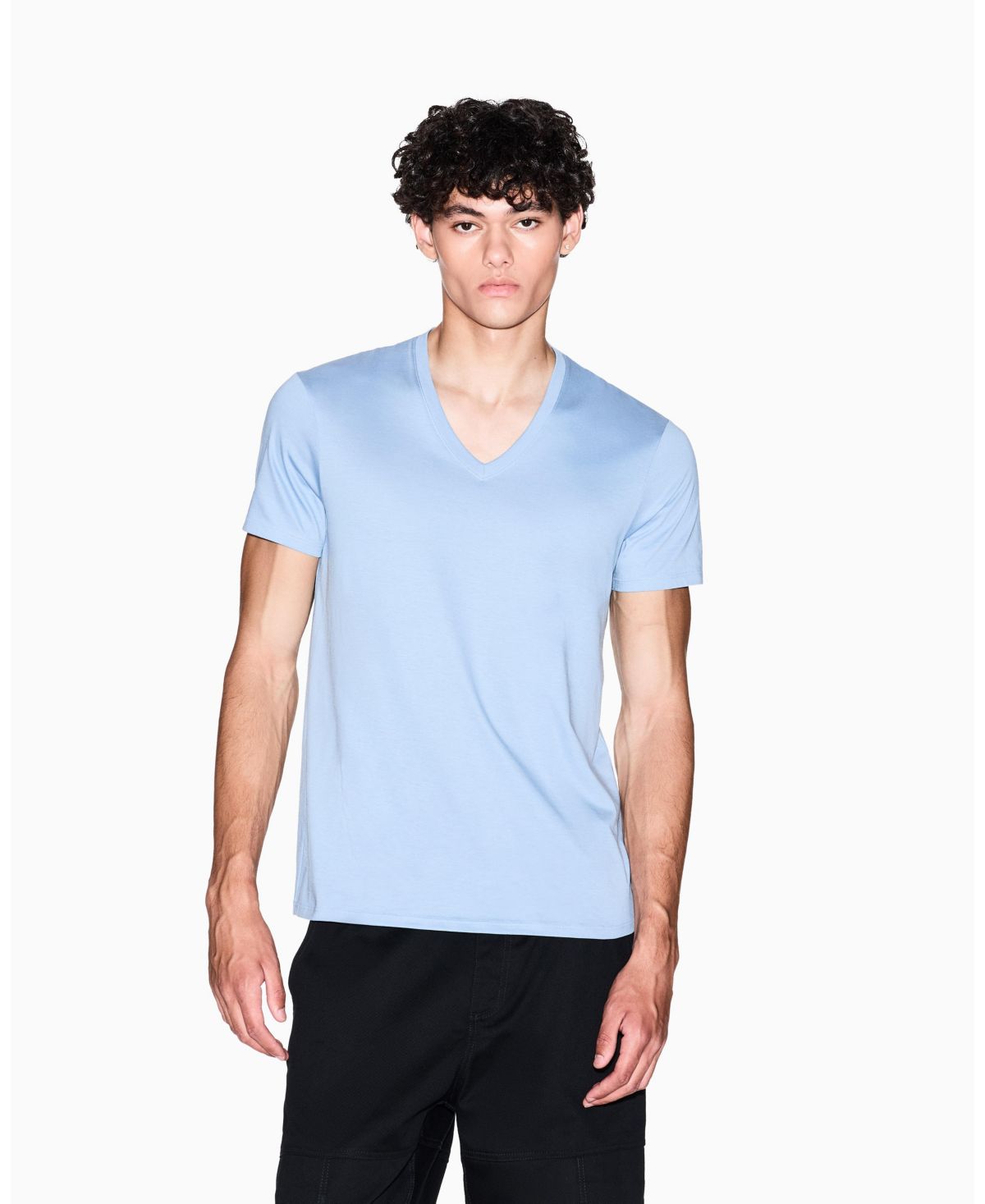 Мужская футболка Pima с V-образным вырезом