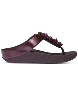 Women's Fino Bauble-Bead Toe-Post Sandals