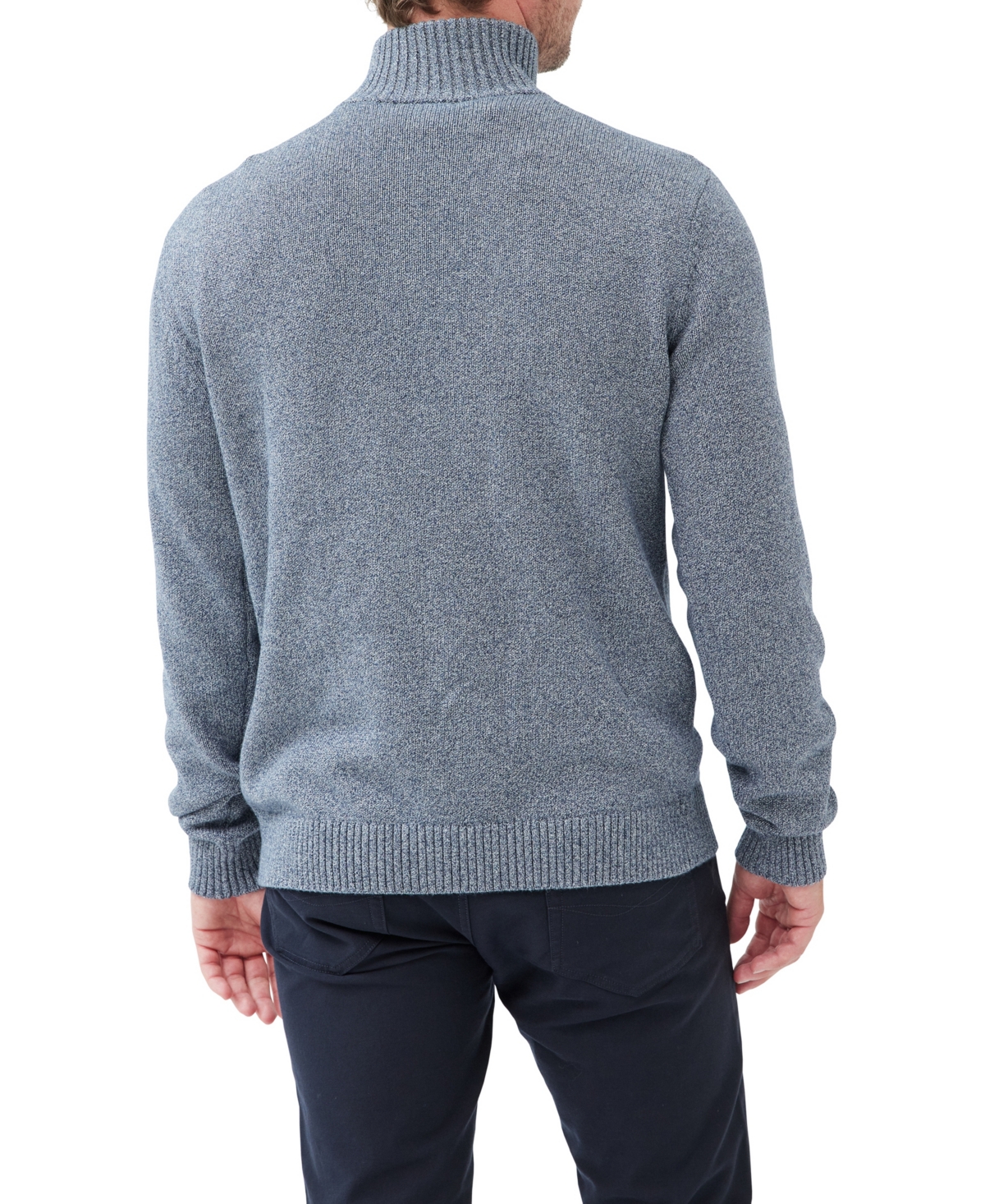 Rodd & Gunn Rodd And Gunn Merrick Bay Quarter Zip Pullover Sweater In Blue