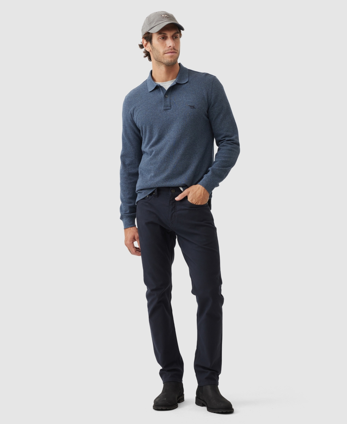 Rodd & Gunn World Valley Polo Shirt In Blue