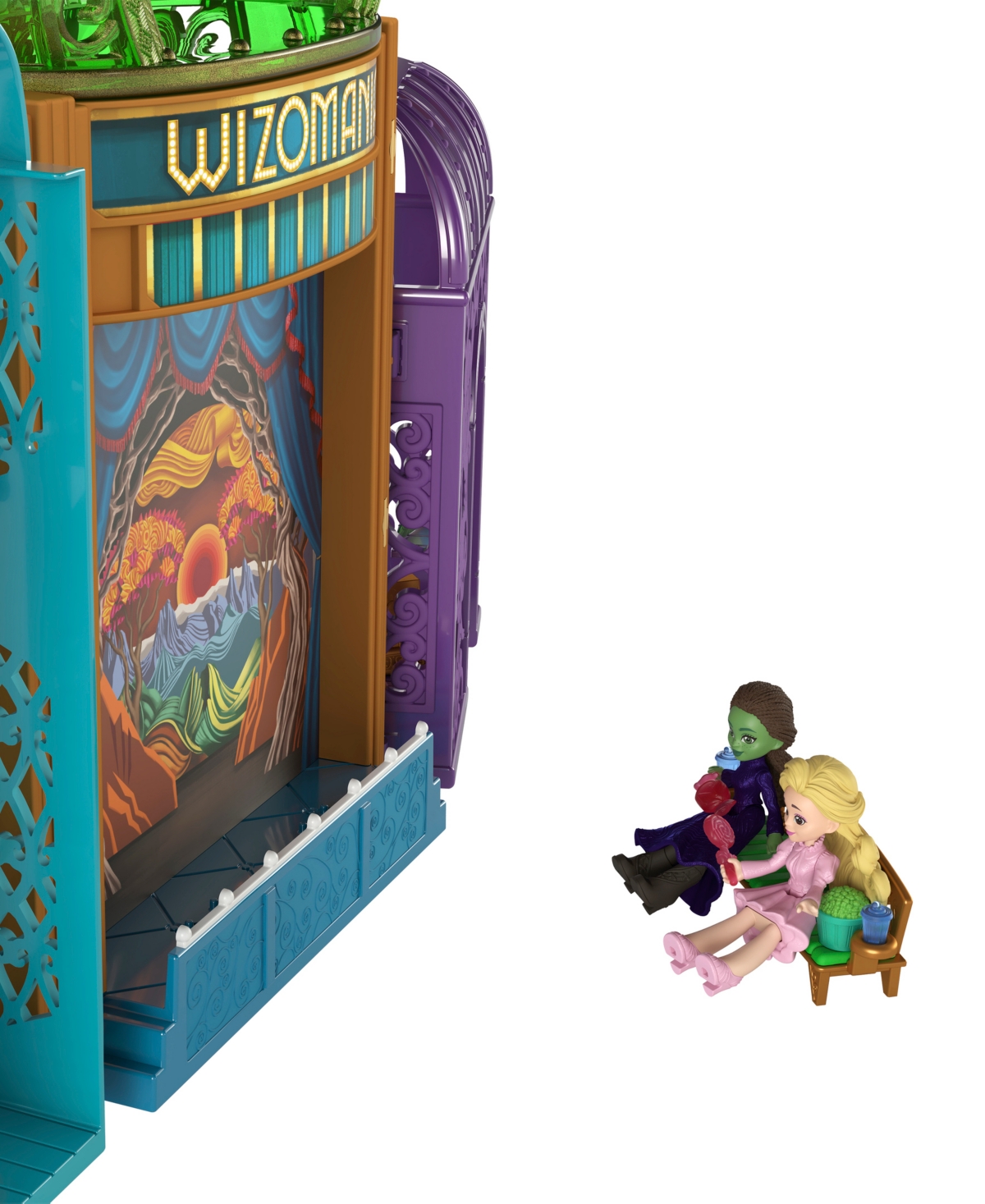 Wicked Universal Pictures  Emerald City Small Doll Playset In Multi