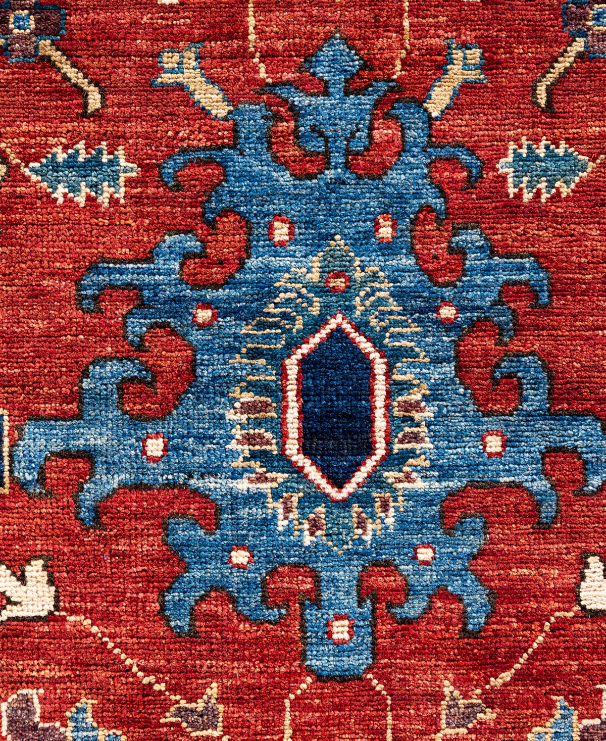 Adorn Hand Woven Rugs Serapi M0103-78 10'1"x13'10" Area Rug In Red