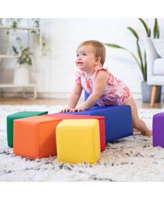 SoftZone Toddler Foam Building Blocks, Contemporary, 7-Piece