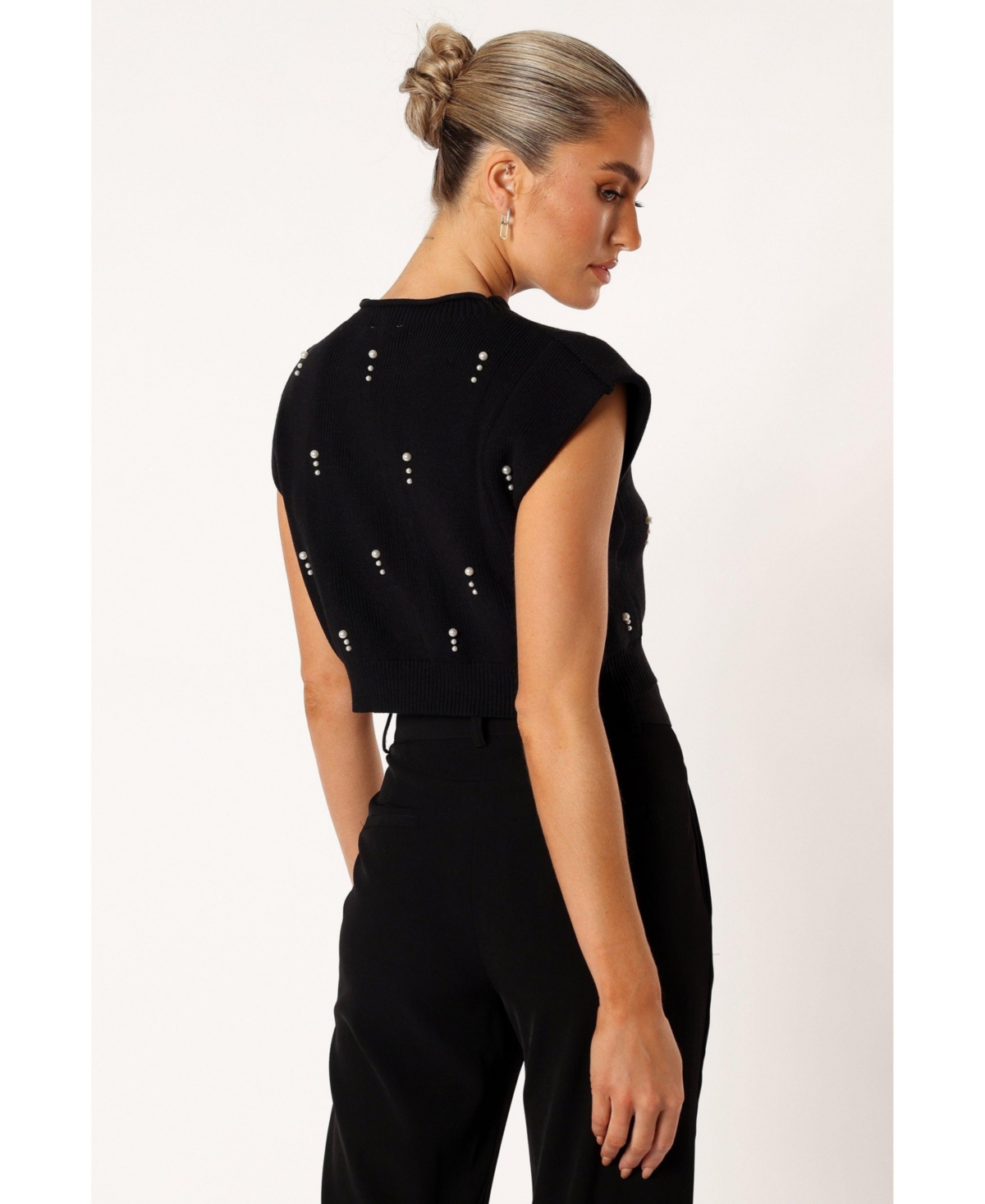 Petal and Pup Women's Malani Beaded Top - Black