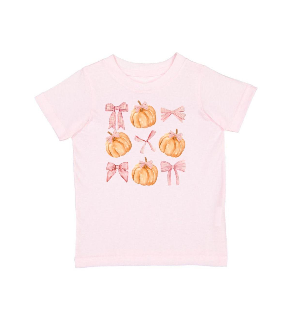 Sweet Wink Toddler Girls Coquette Pumpkin Short Sleeve T-Shirt
