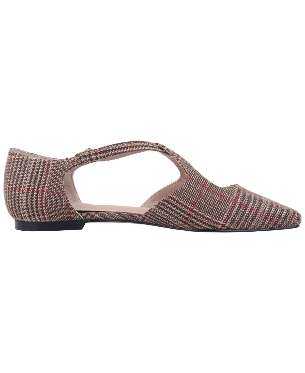 Giani Bernini Women's Perrie Crisscross Strap Flats, Created For Macy's In Multi