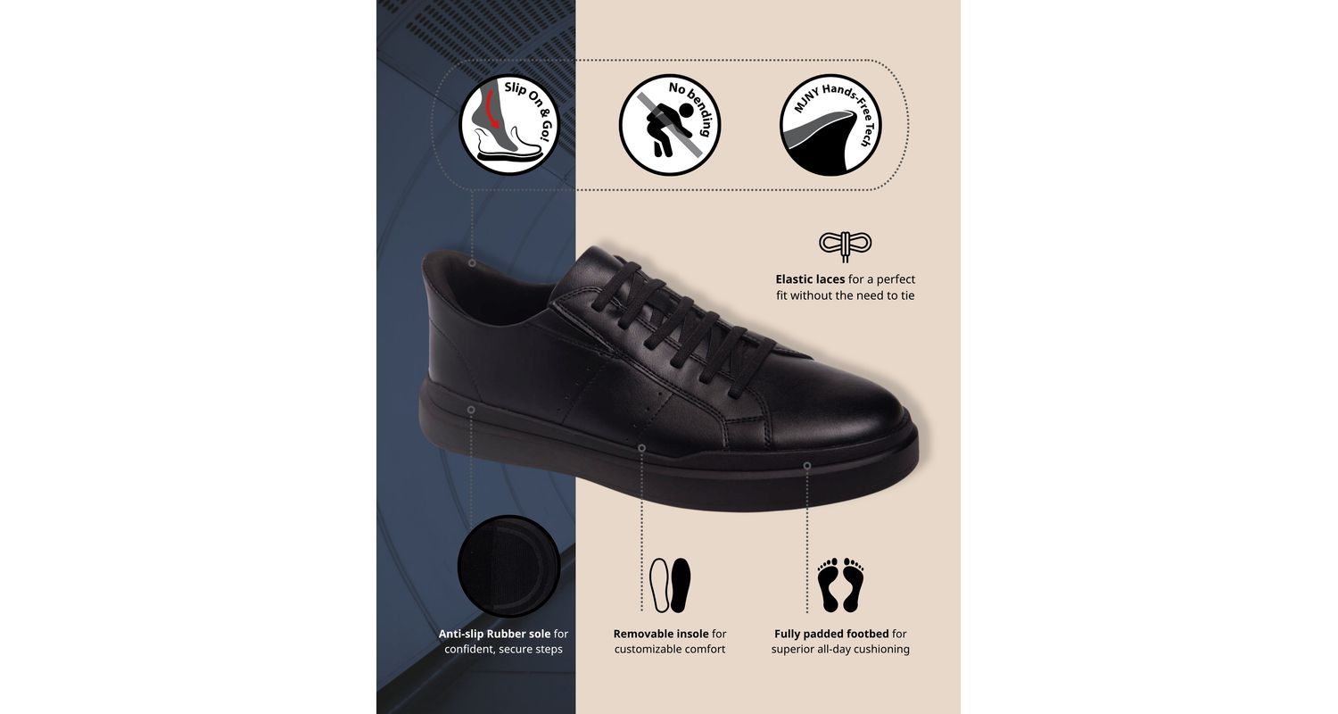 Men's Fort Avenue Hands-Free Slip On Technology Fashion Sneakers