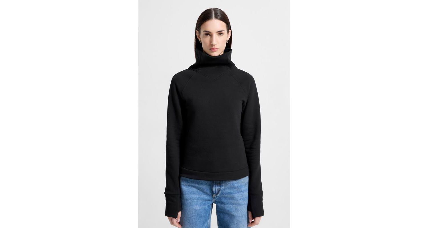 Women's Washington High V-Collar Long-Sleeve Relaxed Sweatshirt with Thumbholes
