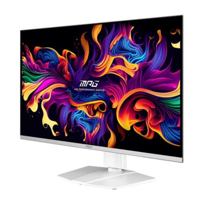 MPG 321URXW QD-OLED 31.5" 16:9 4K Ultra HD 240Hz QD-OLED HDR Gaming Monitor, Metallic White