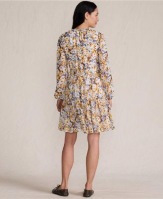 Women's Chiffon Above the Knee Adjustable Dress