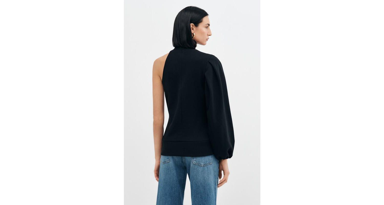 Women's Rhett One Voluminous Sleeve Asymmetric Casual Sweatshirt