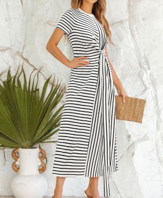Women's Timeless Tune Striped Maxi Beach Dress