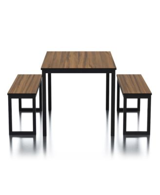 Caritina Wood 3-Piece Counter Height Dining Set