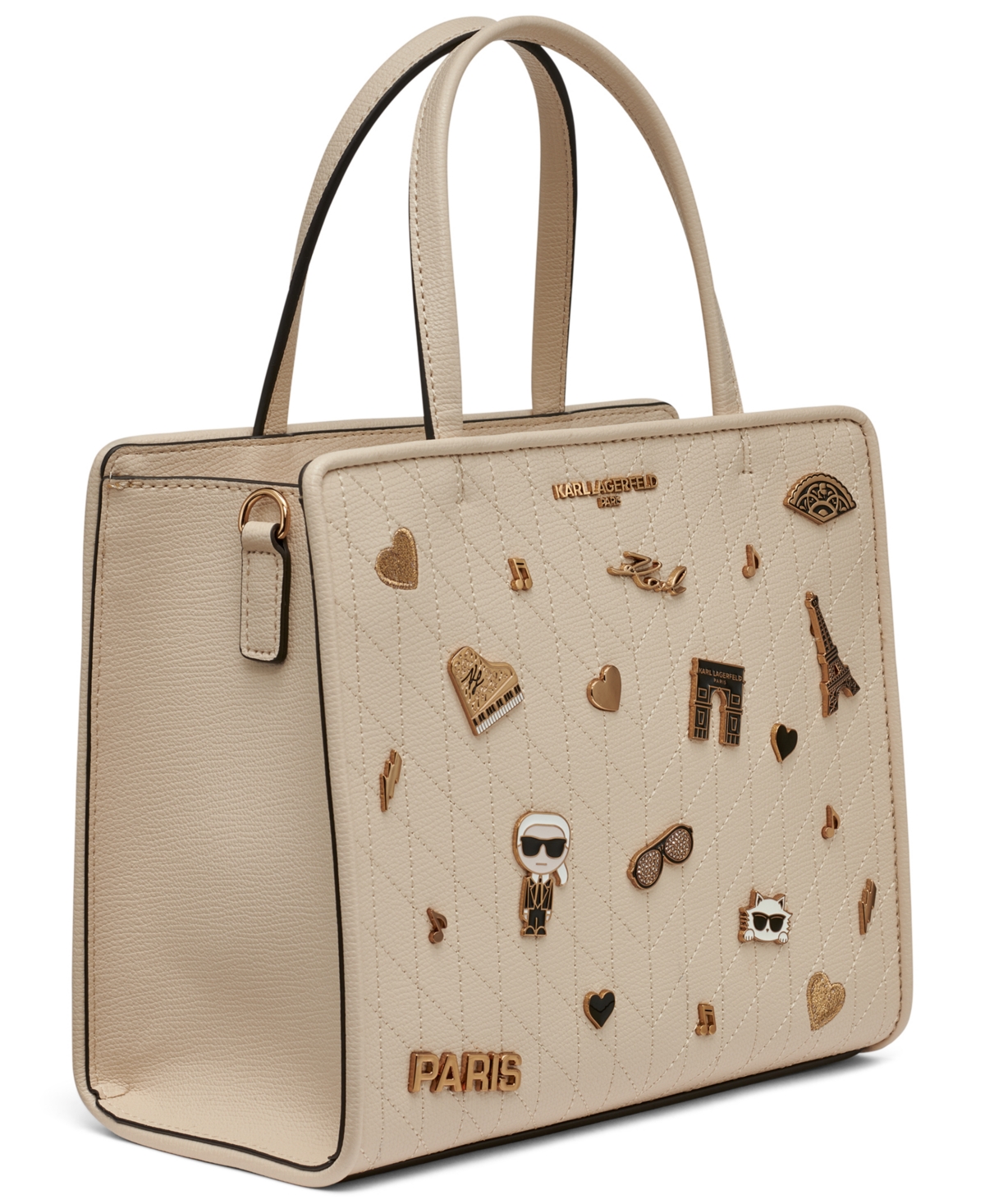 Karl Lagerfeld Maybelle Small Satchel Bag In Brown