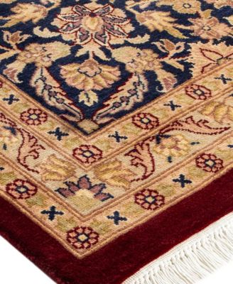 Adorn Hand Woven Rugs Mogul M1293 Rug Collection In Red