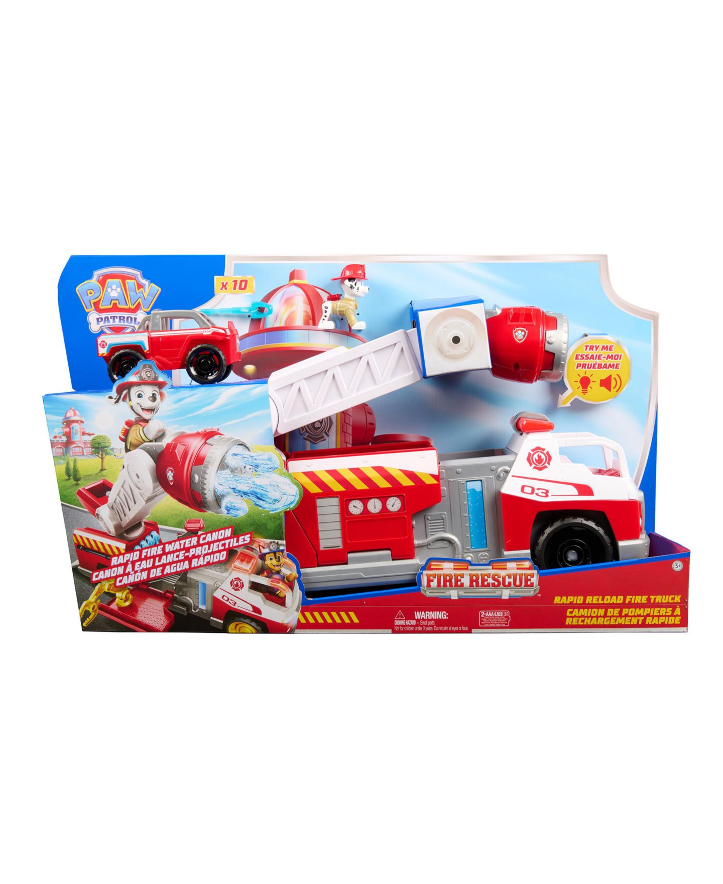 Детский игровой набор Paw Patrol Fire Rescue Rapid Reload Fire Truck — фото 9