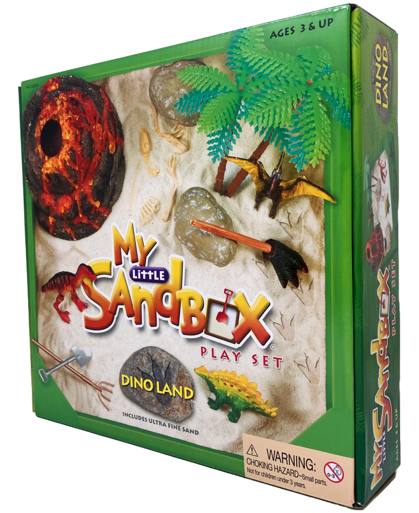 Детский игровой набор Be Good Company Dino Land Tabletop Sandbox Play Set, Ages 3+ — фото 5