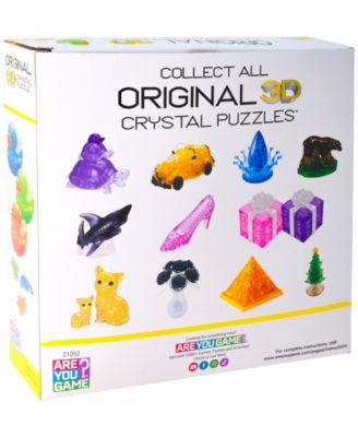 3D Crystal Puzzle Deluxe Rubber Ducks 3-Pack, 129 Pieces