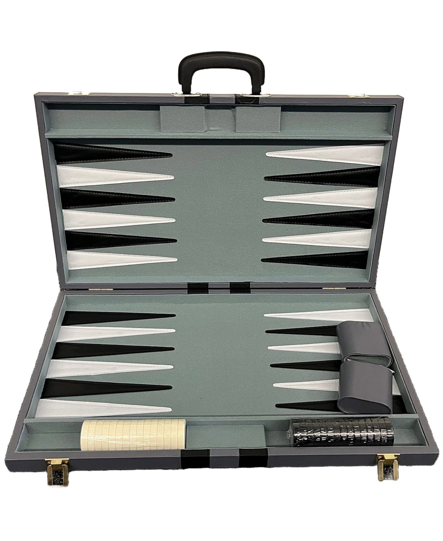Детские игрушки John N. Hansen Co. Foldable Classic Game Collection Strategy Backgammon Set, Ages 14+ — фото 1