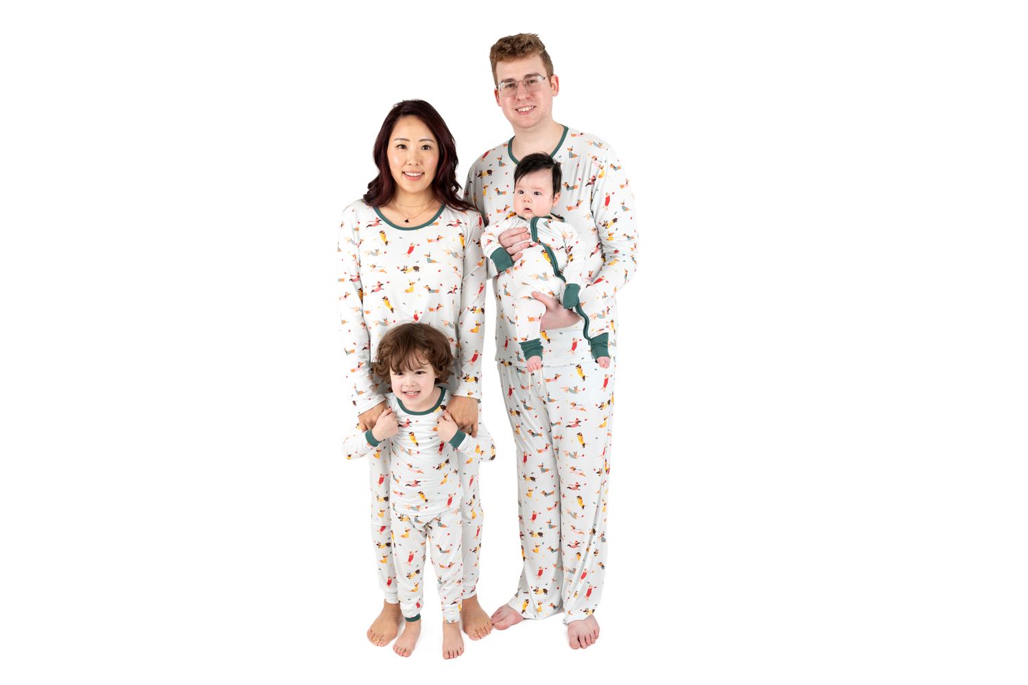 Baby One Piece Viscose from Bamboo Holiday Pajamas