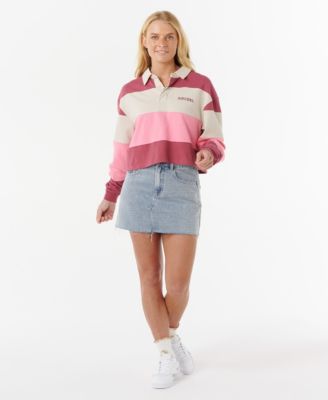 Women's Keepsakes Collar Rugby Top