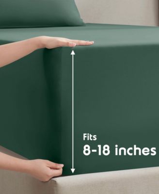 Premier Collection Deep Pocket 4 Piece Sheet Set, Queen