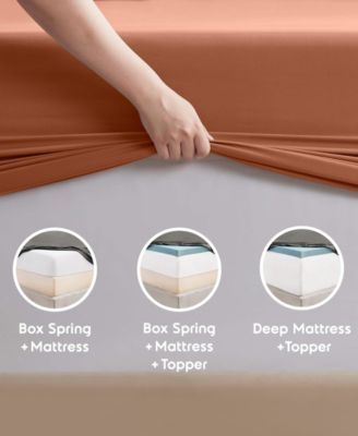 Premier Collection Deep Pocket 4 Piece Sheet Set, King