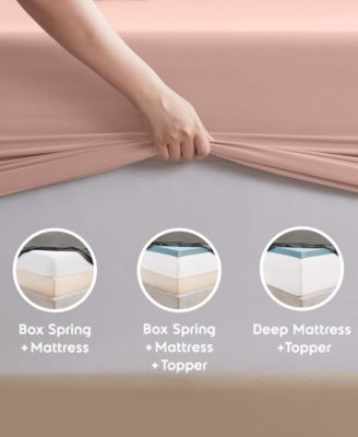 Premier Collection Deep Pocket 4 Piece Sheet Set, King