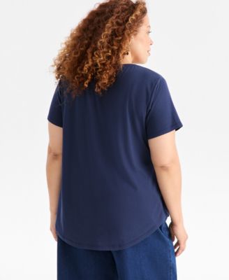 Plus Size Menorah Graphic T-Shirt, Macy's Exclusive