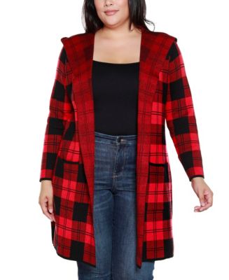 RITERA Plus Size Open Front Long Cardigan For Women - Cozy Fall & Winter Wear With Pockets