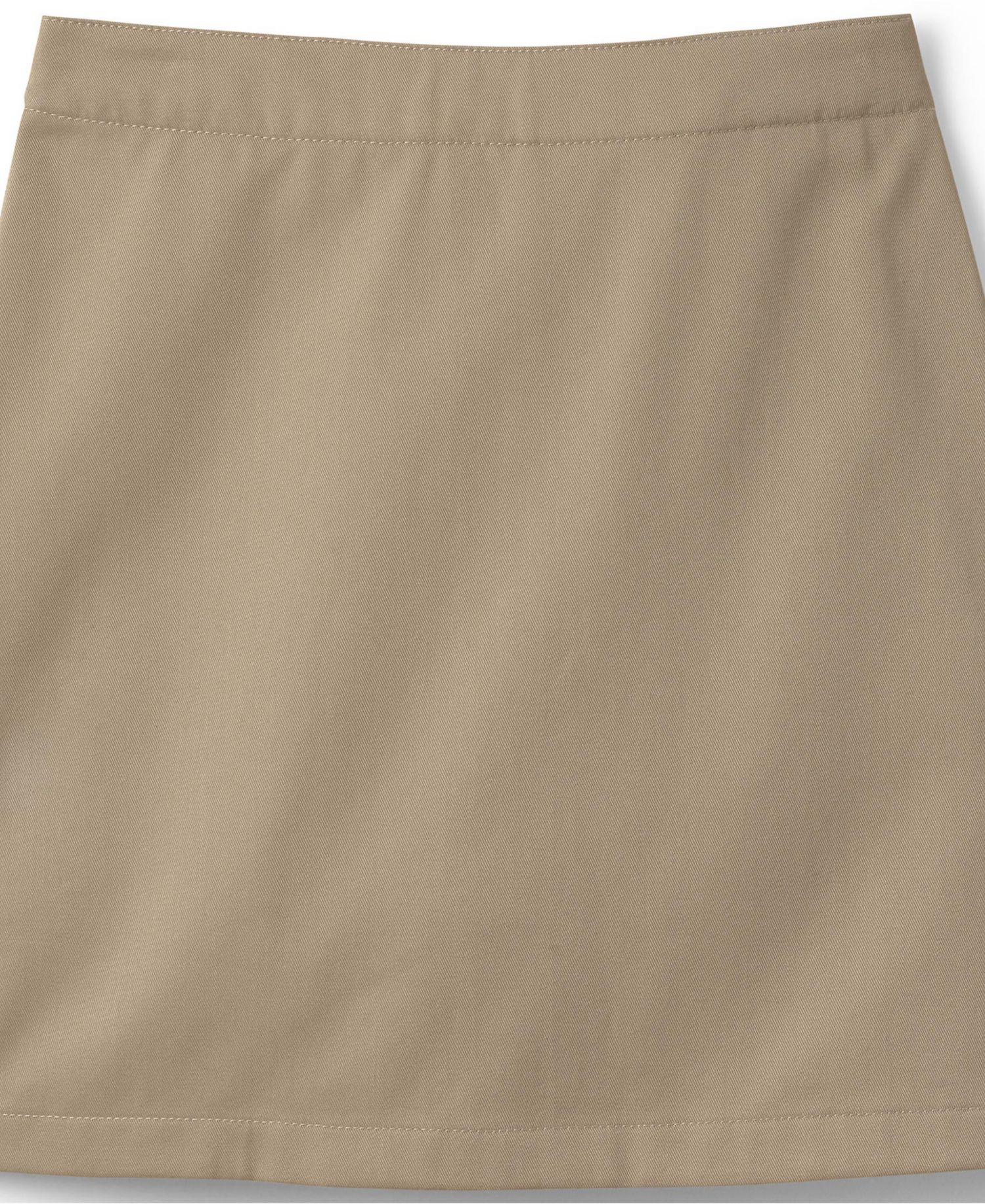 Big Girls Plus School Uniform Blend Chino Skort Above Knee