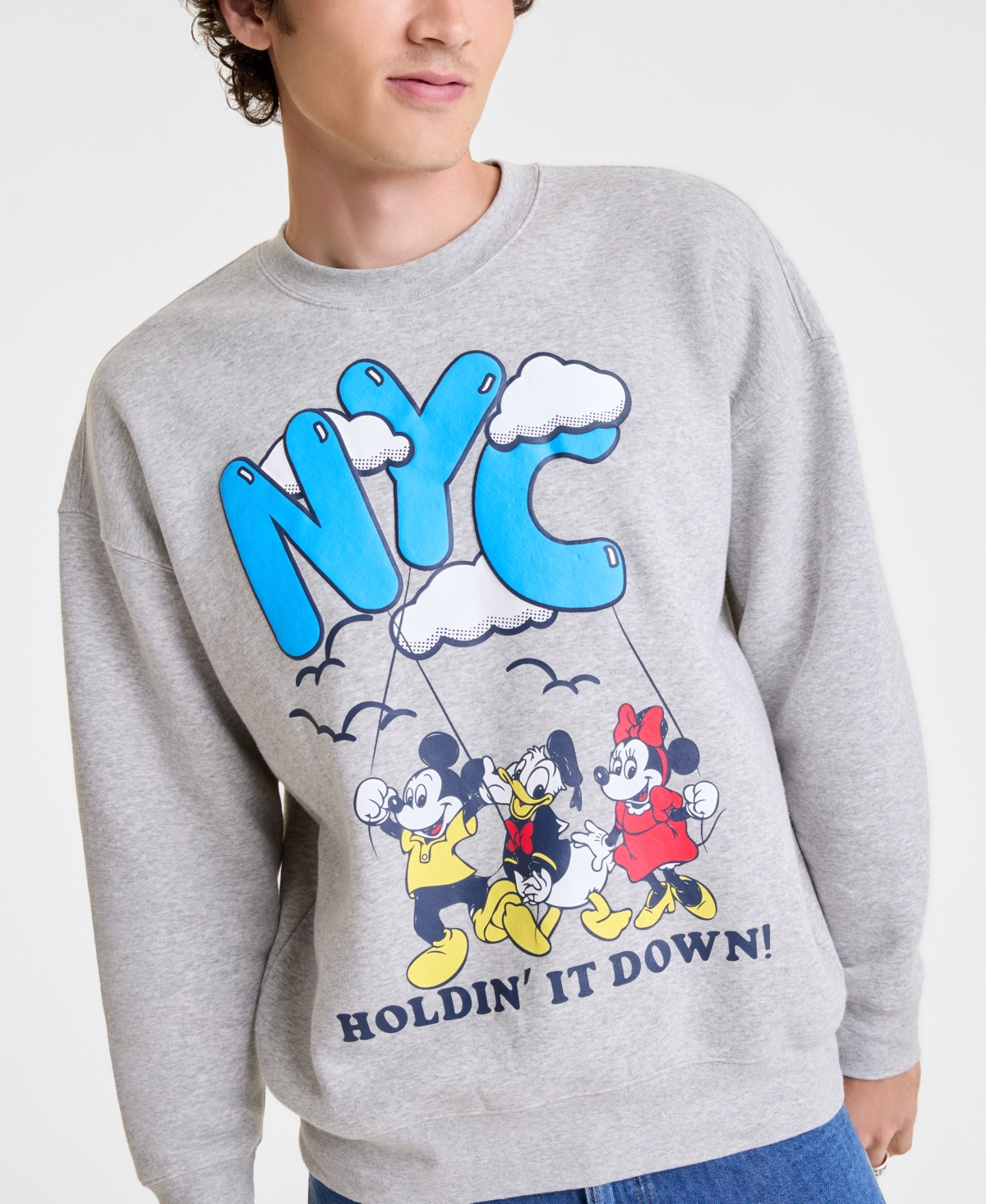Disney | Macy's Unisex Mickey & Friends Nyc Crewneck Sweatshirt, Exclusive